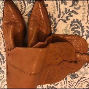 Tony Lama Vaquero Fashion Leather Tall boots, 8